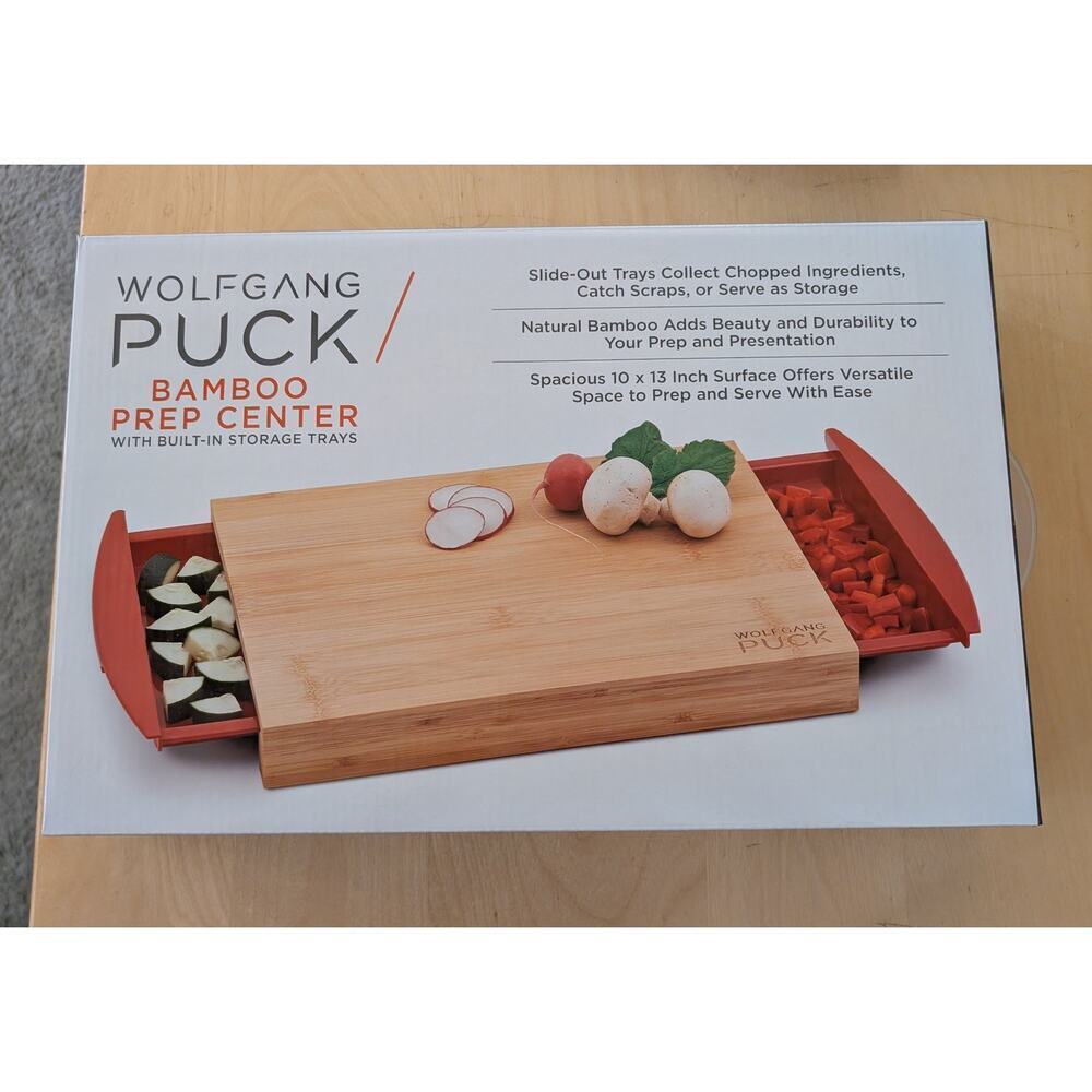 ♥️New Wolfgang Puck Bamboo Prep Center